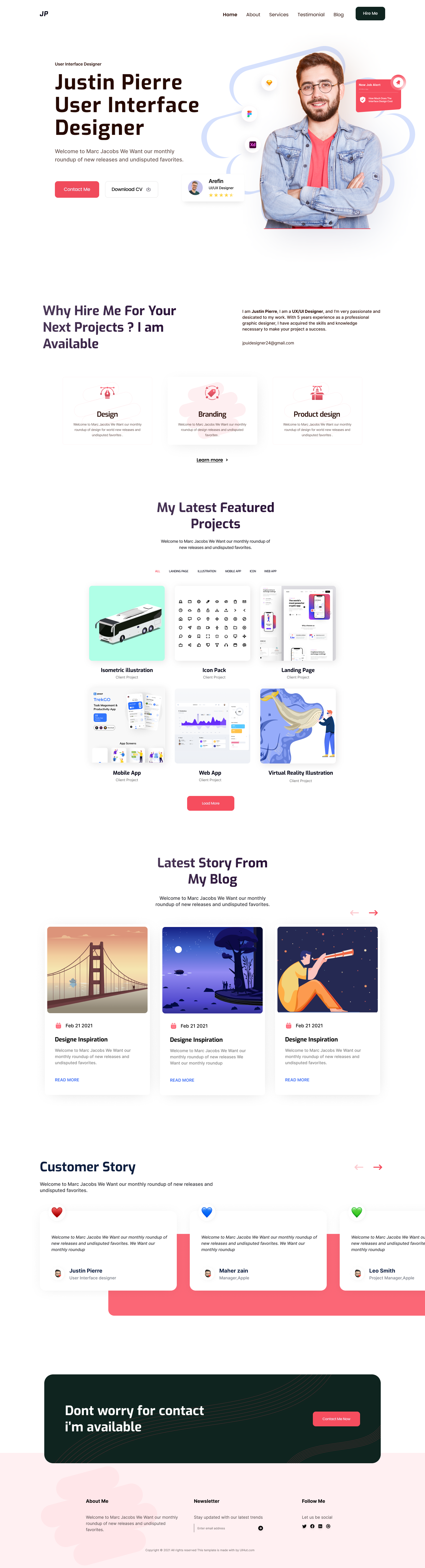 Portfolio Landing Page