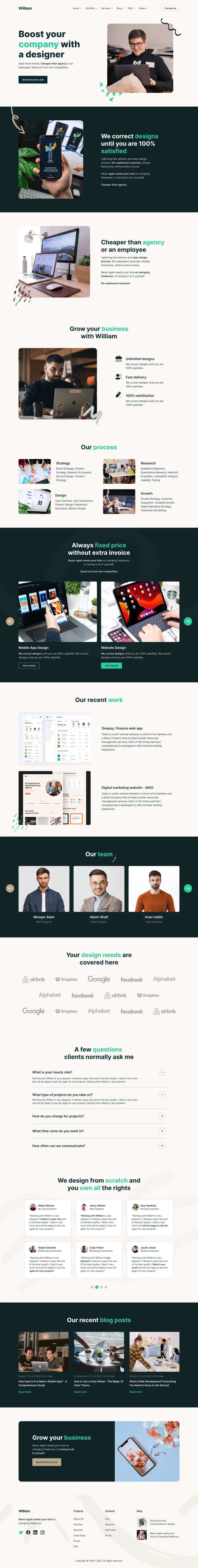 Design Agency Webflow Template